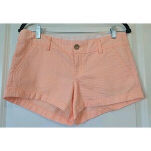 Lilly Pulitzer The Walsh Short Melon Glow Orange Hot Pants Women's Size 4